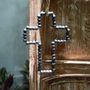 Decorative objects - The Wooden Cross Black - BAZAR BIZAR LIVING