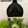 Hanging lights - The Lobster Trap Pendant - Black - L - BAZAR BIZAR LIVING