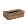 Caskets and boxes - The Rattan Classic Tissue Box - Natural Brown - BAZAR BIZAR LIVING