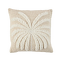 Cushions - The Isla Palm Cushion Cover - Natural White - BAZAR BIZAR LIVING