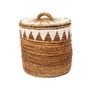 Laundry baskets - The Banana Stitched Laundry Baskets - M - BAZAR BIZAR LIVING