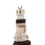 Objets de décoration - Le Coquillage Money sur Stand - Noir Blanc - S - BAZAR BIZAR LIVING