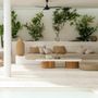 Assiettes au quotidien - L'énorme pouf, naturel - BAZAR BIZAR LIVING