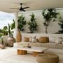 Assiettes au quotidien - L'énorme pouf, naturel - BAZAR BIZAR LIVING