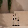 Decorative objects - The Money Shell on Stand - Black White - L - BAZAR BIZAR LIVING
