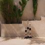 Decorative objects - The Money Shell on Stand - Black White - L - BAZAR BIZAR LIVING