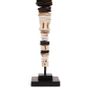 Decorative objects - The Money Shell on Stand - Black White - L - BAZAR BIZAR LIVING