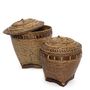 Storage boxes - The Colonial Storage Basket - Natural Brown - L - BAZAR BIZAR LIVING