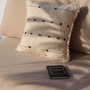 Coussins - Le Coussin French Kiss - Naturel Noir - BAZAR BIZAR LIVING