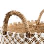 Boîtes de rangement - Le Panier Macramé Stitches Croisés - Naturel Blanc - L - BAZAR BIZAR LIVING