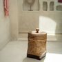 Bathroom waste baskets - The Bathroom Bin Basket - Natural Brown - BAZAR BIZAR LIVING