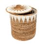 Laundry baskets - The Banana Stitched Laundry Baskets - L - BAZAR BIZAR LIVING