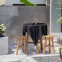 Table linen - The Linen Tablecloth - Black - 150x250 - BAZAR BIZAR LIVING