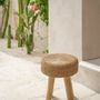 Tabourets - Le Tabouret Raffia - Naturel - BAZAR BIZAR LIVING
