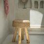 Tabourets - Le Tabouret Raffia - Naturel - BAZAR BIZAR LIVING
