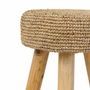 Tabourets - Le Tabouret Raffia - Naturel - BAZAR BIZAR LIVING