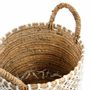 Boîtes de rangement - Le Panier Macramé Stitches Croisés - Naturel Blanc - M - BAZAR BIZAR LIVING