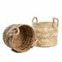 Boîtes de rangement - Le Panier Zigzag Banana - L - BAZAR BIZAR LIVING