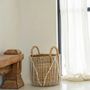 Boîtes de rangement - Le Panier Macramé Stitches Droits - Naturel Blanc - M - BAZAR BIZAR LIVING
