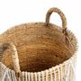 Boîtes de rangement - Le Panier Macramé Stitches Droits - Naturel Blanc - M - BAZAR BIZAR LIVING