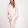 Homewear - Nadege Luxury cotton sateen pajamas. - LALIDE À PARIS