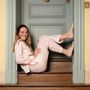 Homewear - Nadege Luxury cotton sateen pajamas. - LALIDE À PARIS