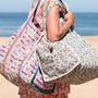 Bags and totes - VINTAGE KANTHA MARKET BAG - CURIOSITY LAB