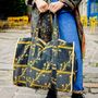 Bags and totes - VINTAGE KANTHA MARKET BAG - CURIOSITY LAB