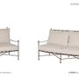 Spa - Wrought iron sofa - GUADARTE