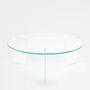 Coffee tables - MONOLOG coffee table in extra-clear glass - GLASS VARIATIONS