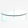 Coffee tables - MONOLOG round coffee table XL - GLASS VARIATIONS