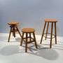 Customizable objects - Solid French beech screw stool - MON TABOURET