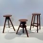 Objets personnalisables - Tabouret à vis en hêtre massif français - MON TABOURET