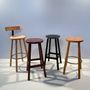 Customizable objects - Solid French beech wood stool - ÉBÉNISTERIE VUILLEMIN