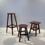 Customizable objects - Solid French beech wood stool - ÉBÉNISTERIE VUILLEMIN