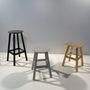 Customizable objects - Solid French beech wood stool - ÉBÉNISTERIE VUILLEMIN