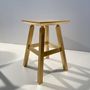 Customizable objects - Solid French beech wood stool - ÉBÉNISTERIE VUILLEMIN