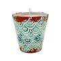 Decorative objects - summer scales ceramic scented candle size S - WAX DESIGN - BARCELONA