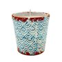 Decorative objects - summer scales ceramic scented candle size M - WAX DESIGN - BARCELONA