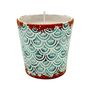 Decorative objects - summer scales ceramic scented candle size M - WAX DESIGN - BARCELONA