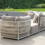 Lawn sofas   - Cala Sofa 1 seat Ottoman - JATI & KEBON