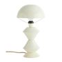 Table lamps - Enamel table lamp, white - MADAM STOLTZ