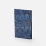 Stationery - Hard cover notebook covered with hand decorated paper and marbled cut - IL PAPIRO