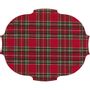 Linge de table textile - Set de Table Parentesi Oval Tartan en Coton Enduit - LA GALLINA MATTA