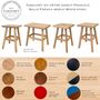 Customizable objects - Solid French beech wood stool - MON TABOURET