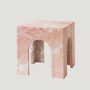 Tables de nuit - Pink Marble Ached Side Table - KIWANO CONCEPT