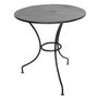 Autres tables  - Mobilier - Grande table ronde en fer 110 - DÉCORS & LANTERNES D'AUTREFOIS