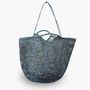 Bags and totes - SCALE BLUE RAFFIA BAG - AMARRÉ