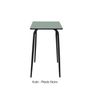 Kitchens furniture - VERA HIGH TABLE - 70x70/120x70 - LES GAMBETTES