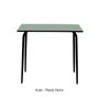 Kitchens furniture - VERA HIGH TABLE - 70x70/120x70 - LES GAMBETTES